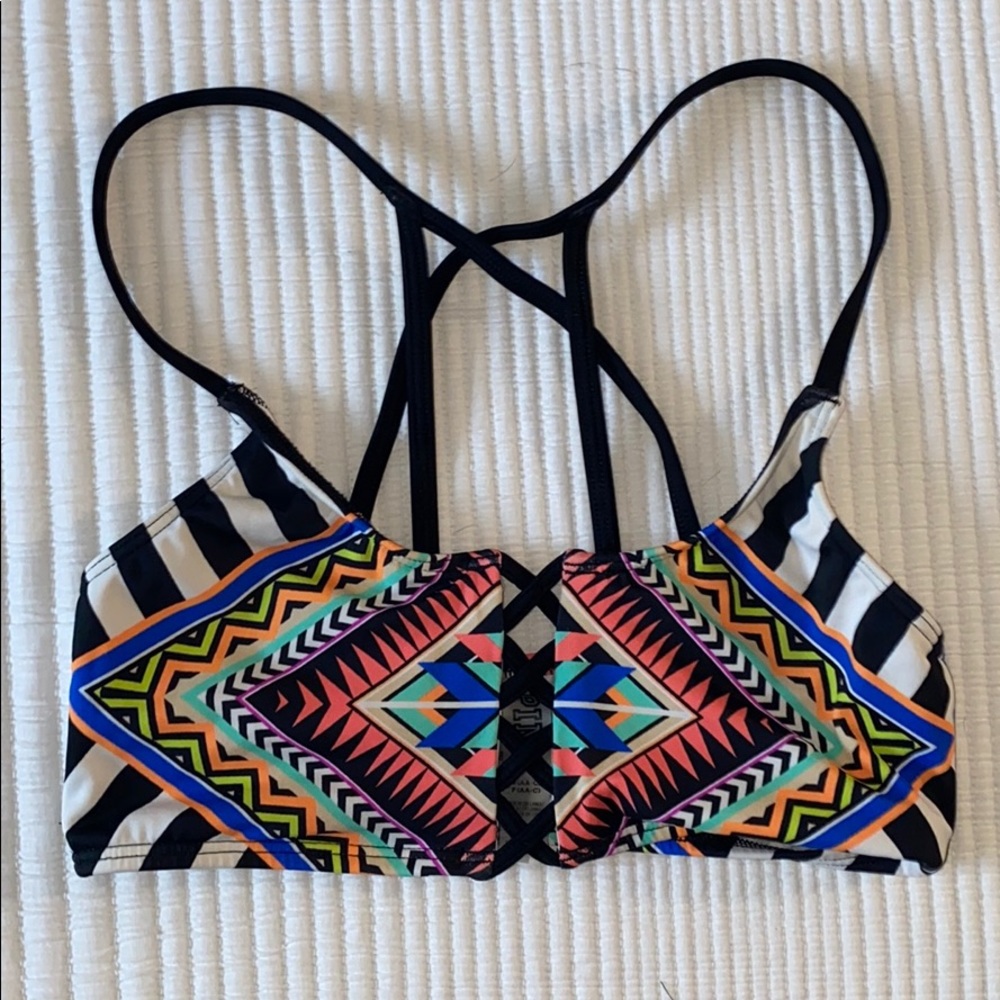 Tribal bathing suit top